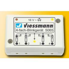 Viessmann 5065 4-fach-Blinkelektronik für Andreaskreuz