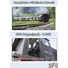 Dampfbahn Fränkische Schweiz - DVD Doppelpack - Eine Fahrt mit der Museumsbahn - Führerstandsmitfahrt V36 123