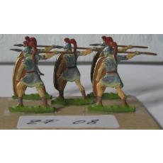ZF08 Zinnfiguren Römische Legionäre bemalt Set mit 5 Stück
