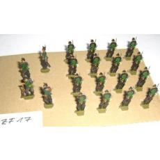 ZF17 Zinnfiguren Infanterie  bemalt Set mit 20 Stück