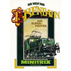 Minitrix Prospekt als Poster 1981
