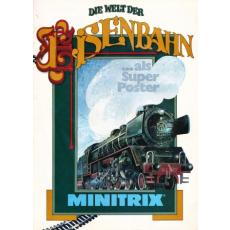 Minitrix Prospekt als Poster 1978