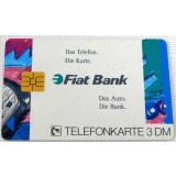 #201003 Telefonkarte DM 3 Fiat Bank