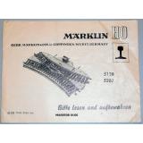 Märklin 68508 H0 Gebrauchsanleitung für DKW 5128/5207 Ausgabe 01/66