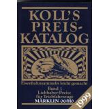 Kolls Preiskatalog Märklin 00/H0 von 1999 Band 1