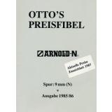 Ottos Preisfibel Arnold 1985/1986 m.Zusatzblatt 1987